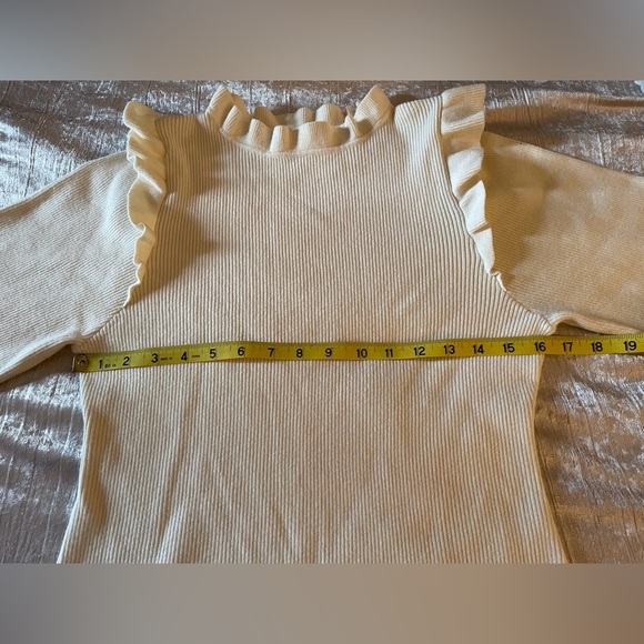 Sweater Dress Cream Size L - Picture 8 of 11